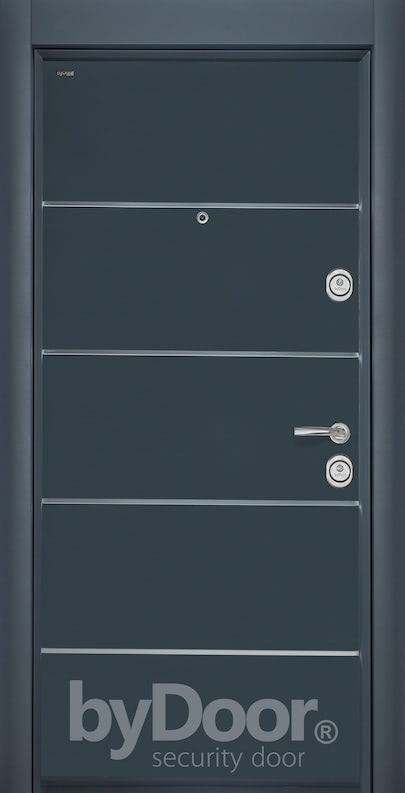 3010 Антрацит инокс с термомост